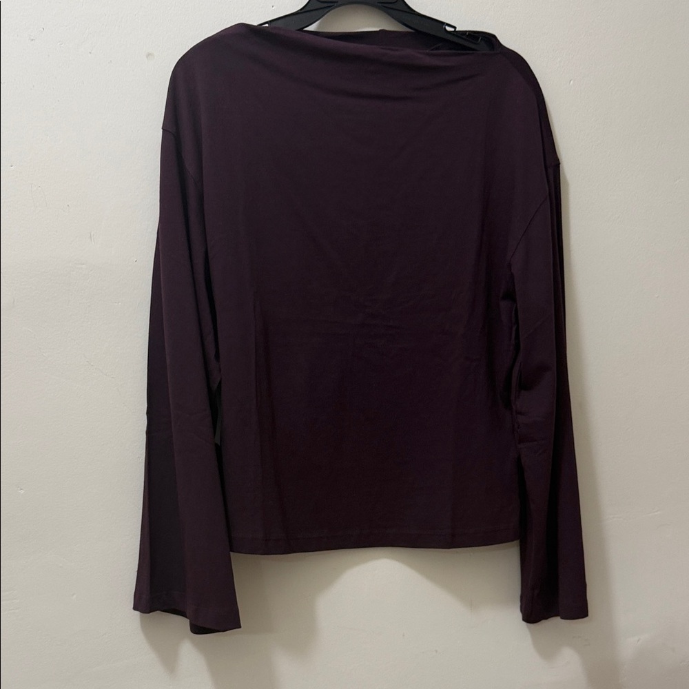 H&M Dark Purple Long Sleeve Top